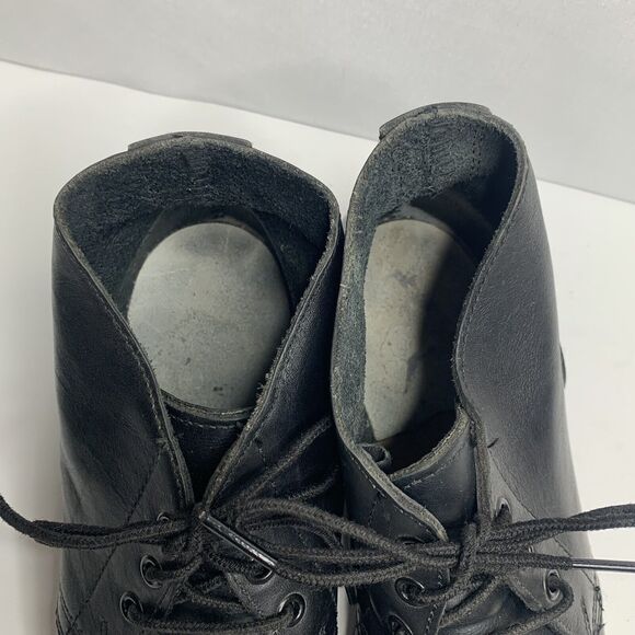 VTG ANSI Biltrite Z41-1983/75 Black Leather Steel Toe Ankle Boots Men\'s 4.5 R